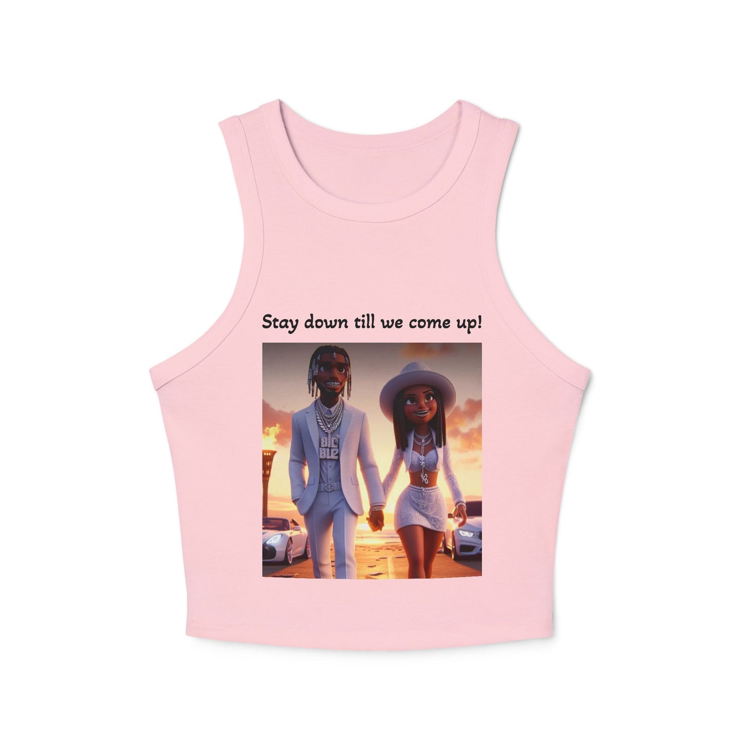 Women's Micro Rib Racer Tank Top