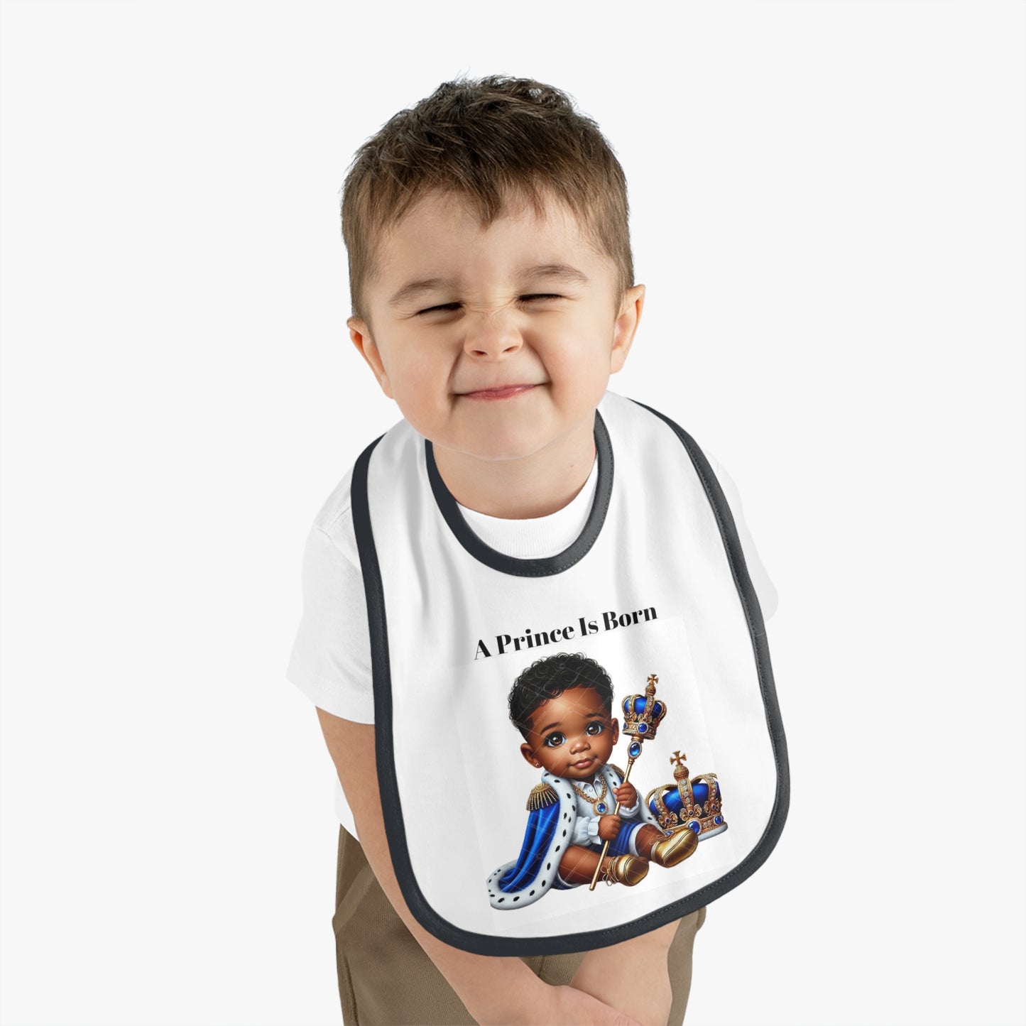 Baby Bib “A Prince Is Born”
