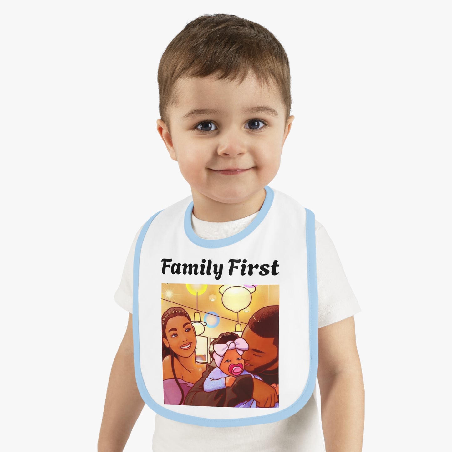 “Family first” Bib