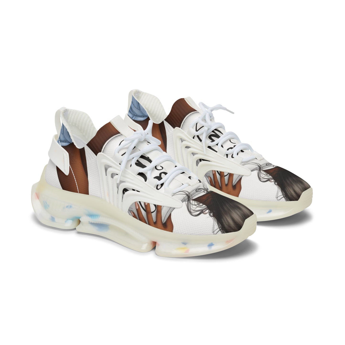 U R Enough Sis” Women's Mesh Sneakers