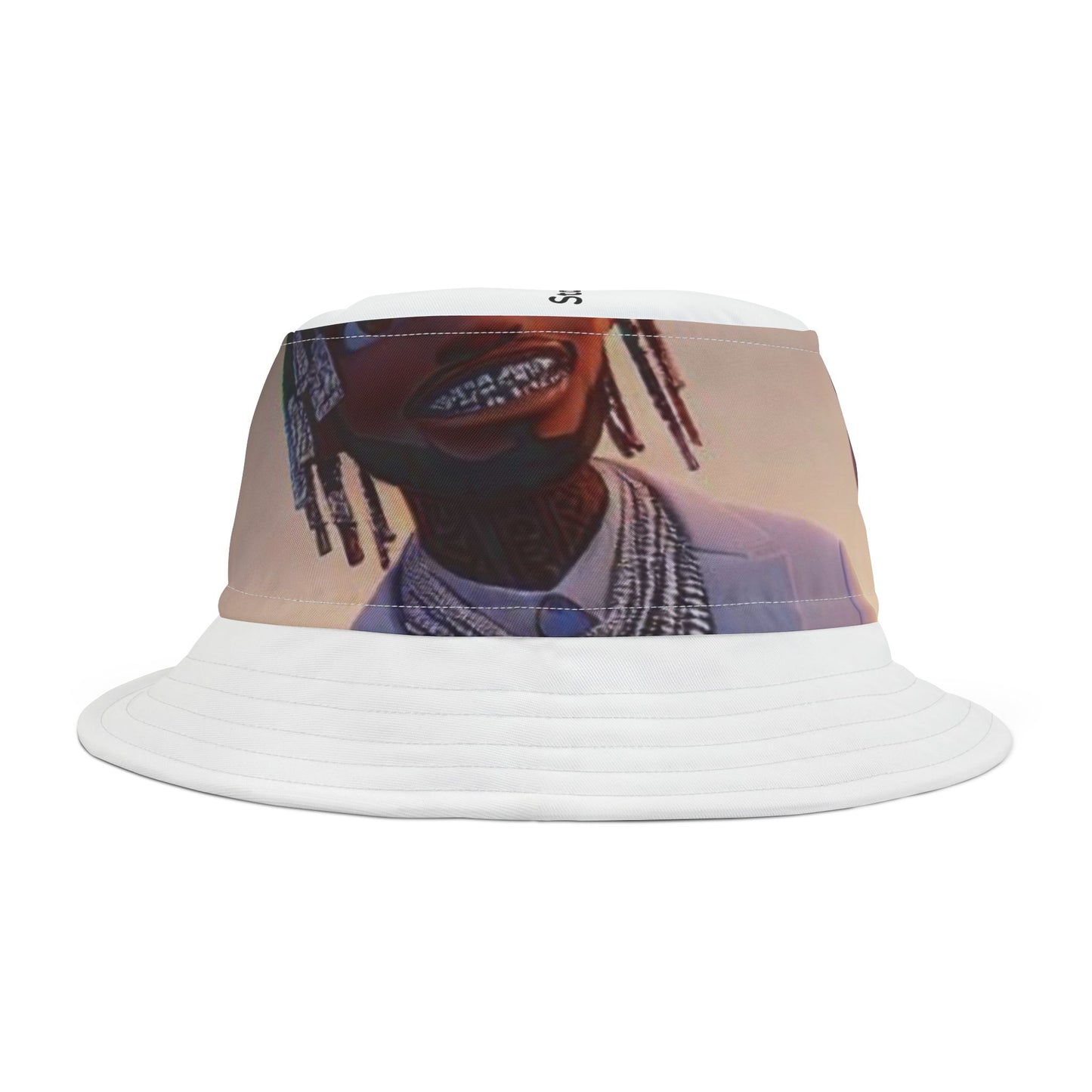 “Stay down till we come up” Bucket Hat (AOP)