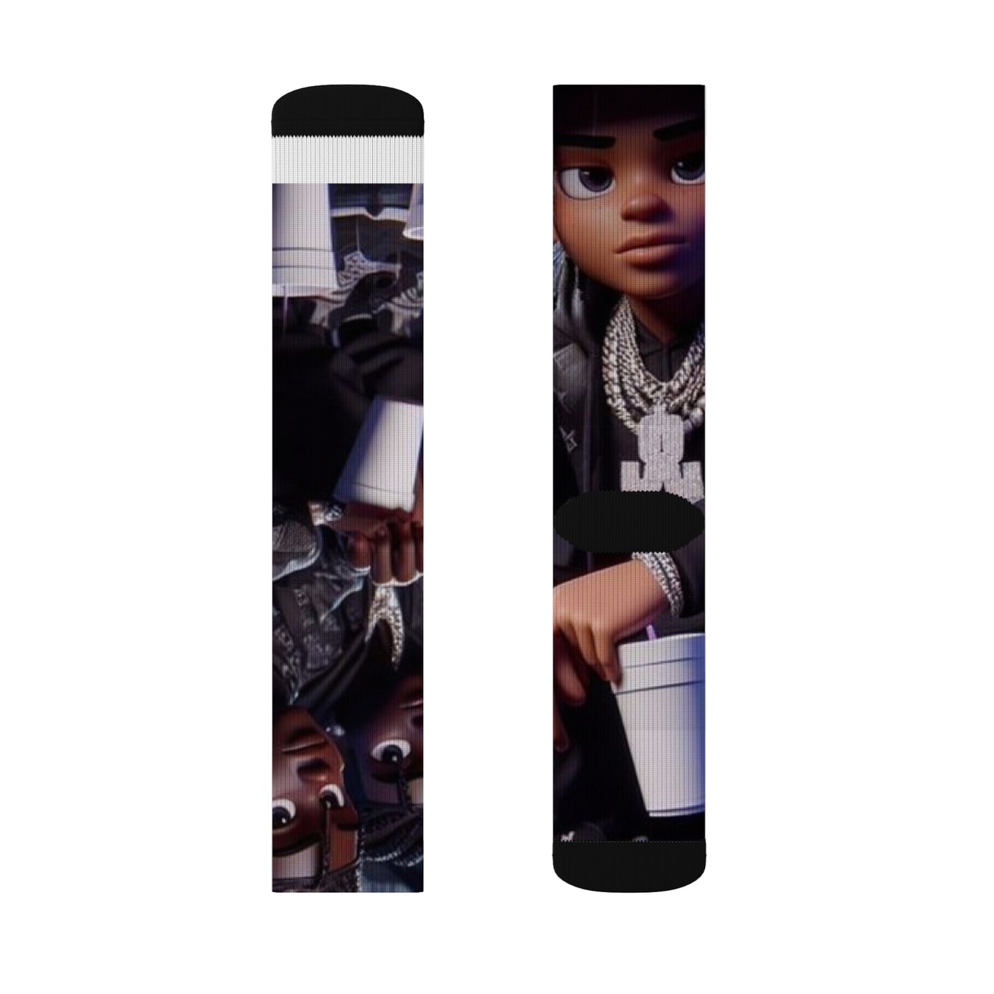 “Yea I love my nigga” Sublimation Socks