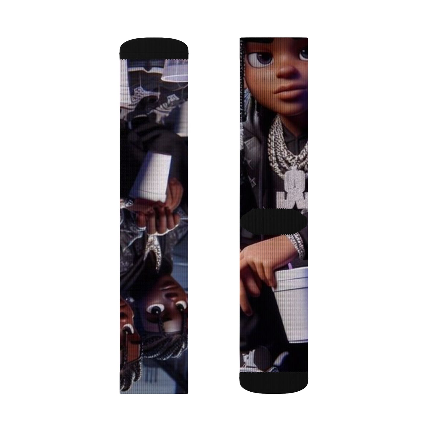 “Yea I love my nigga” Sublimation Socks
