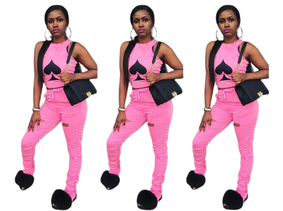Pink a spade
